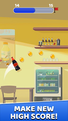 Desafío del maestro de voltear botellas